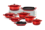 8-częściowy zestaw żeliwny Le Creuset Ultimate z płynem do czyszczenia