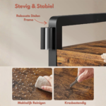 Wieszak na ubrania z szafką na buty, szufladami i drążkiem – mebel do przedpokoju 6-w-1 - Image 8