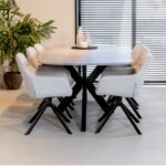 Stół do jadalni Akagi | Duński owal | Mango popielaty blond - Image 6