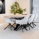 Stół do jadalni Akagi | Duński owal | Mango popielaty blond - Image 3