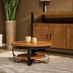 Stolik kawowy Paras | Naturalne drewno mango