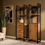 Regał na książki Britt | 1 drzwi | NOWOŚĆ