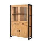 Witryna Britt | 115 cm | Naturalne drewno mango | NOWOŚĆ - Image 2