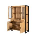 Witryna Britt | 115 cm | Naturalne drewno mango | NOWOŚĆ - Image 5