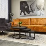 Stolik kawowy Yara | Zestaw 3 sztuk | Czarny - Image 3