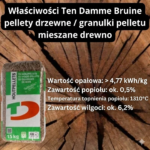 Ten Damme Brązowy pellet drzewny / pellet mieszany - workowany 66 x 15 kg. 990 kg. ENplus A1 . - Image 3